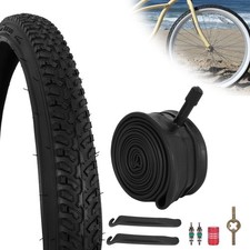 RUTU 24x1.75 Bike Tire & Tube 47-507 for MTB Beach Cruiser Wheelchair picture