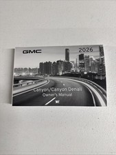 2026 Canyon Or Canyon Denali Full Owners Manual picture