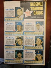 1962 POST TOASTIES CEREAL BASEBALL COMPLETE BOX NELLIE FOX BOBBY RICHARDSON ETC picture