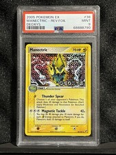 The Pokemon Company 2005 Pokemon EX Deoxys Manectric Reverse Holo 38/107 PSA 9 picture