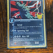 Dark Tyranitar 19/109 2004 Holo Rare 120 HP English 30th Celebration picture