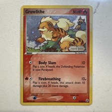 Pokemon TCG Growlithe 55/92 STAMPED Legend Maker Reverse Holo 2006 - LP picture