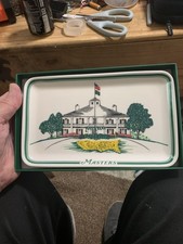 2026 Masters Ceramic Serving Tray Brand New Unused Special Edition Clubhouse picture