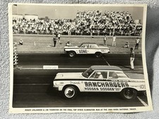 Vintage NHRA NATIONAL Drag Racing Photo ROGER LINDAMOOD & JIM THORNTON Photo ‘64 picture