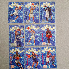 1998-99 Fleer Tradition Plus Factor Insert 9-Card Lot NBA Basketball picture