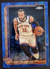 2025-26 Topps Chrome Update Sapphire Jalen Brunson #20 Knicks picture
