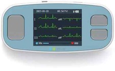 6 Leads Portable ECG Monitor Record ECG & Heart Rate in 6 Channels /OPEN BOX picture