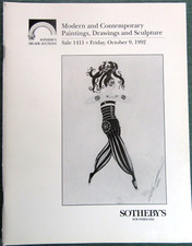 Sotheby's Catalog Modern Contemporary Art Paintings Drawings Sculpture Prints picture