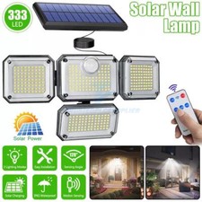 333 LED Solar Lights Outdoor 3000LM Waterproof Motion Sensor Security Wall Lamp picture