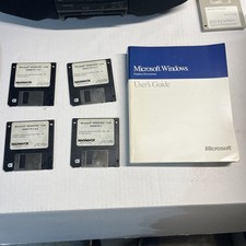 Microsoft Windows 3.0A Magnavox OEM 4 Disk Set + User’s Guide Vintage 1991 picture