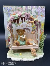 2001 Enesco Cherished Teddies Genevieve-Enjoys The Quiet Time Her Garden Brings  picture