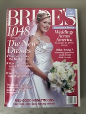 Brides Magazine February 2002 Collectors Edition The New Dresses Wedding Fashion picture