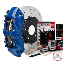 OMAC Brake Caliper Epoxy Based Car Paint Kit Hawaii Blue Glossy High-Temp picture