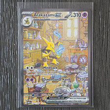 Pokemon TCG Alakazam ex Full Art SIR Holo 201/165 SV Scarlet & Violet 151 picture