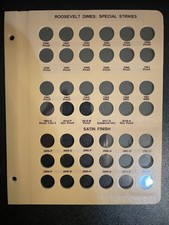 Custom Dansco Page #8125: Roosevelt Dimes, Special Strikes picture