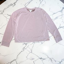 Athleta Womens Large Mauve Pink Long Sleeve Top Buttery Soft Relaxed Fit picture
