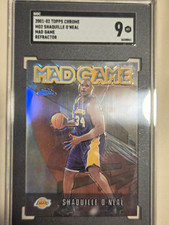 Topps Chrome 2001-02 Shaquille O'Neal Mad Game Refractor #MG2 Lakers picture