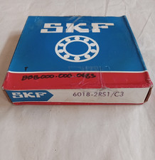SKF 6018 2RS1 C3 DEEP GROOVE BALL BEARING, RUBBER SEALED 90x140x24 mm picture