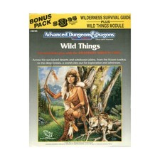 TSR AD&D 1st Ed Wilderness Survival Guide w/Wild Things VG+ picture