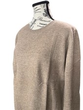 Liny Xin Mocha Superfine Merino Wool Sweater, Super Soft Size XL, Pullover picture