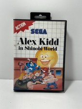 NTSC RARE Alex Kidd In Shinobi World Sega Master System SMS CIB w/Blue Label picture