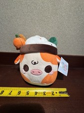 Plushgoals By Cuddle Barn Pumpkin Spice Mooshake Plush, Kawaii Limited Ed, NWT picture