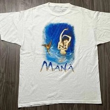 Mana 1998 Tour Sueños Líquidos Shirt Classic White Unisex Size S-5xl picture