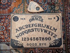 Rare William Fuld Mystifying Oracle Ouija Board with Planchette picture