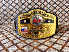 NWA DOMED GLOBE WORLD HEAVYWEIGHT CHAMPIONSHIP BELT ZINC  ADULT SIZE REPLICA picture