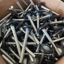 Garage Door Rollers Premium BLACK Nylon Ball Bearing (12 Pack) picture