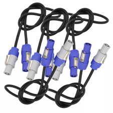 5Pack 5ft Powercon Extended Cable Power Plug Male to Female for Stage Par Light picture