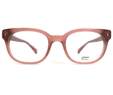 Sama Eyeglasses Frames EM M-VINTAGE ROSE Matte Clear Pink Square 48-19-137 picture
