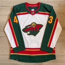 Quinn Hughes Minnesota Wild Alternate Jersey Adult Size M picture