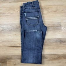 Cinch Up Jeans Mens 31x32 Med Wash Blue Relaxed Straight Workwear Denim picture