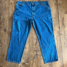 Carhartt B18 DST Traditional Fit Men’s Jeans 50x32 Blue Denim Workwear a picture