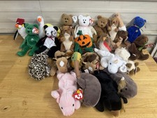 Set of 25 Beanie Babies- Small only, LNWT Late 90s- Early 00s.  picture