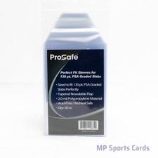 Pro Safe Perfect Fit Sleeves for PSA Thick Graded Slabs 50ct  Up to 130pt picture