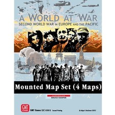 GMT Games A World at War Mounted Map Set GMT 2422 picture