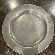 Antique 18thC English Pewter Plate 9