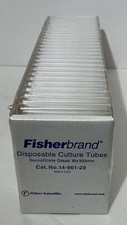 FisherBrand Disposable Culture Tubes 60x100mm Cat 14-961-29.  250 Tubes/box picture