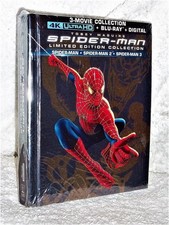 Spider-man LIMITED Edition 3-Film Collection (4K/Blu-ray, 2017 7-Disc) superhero picture