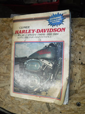 1959-84 HARLEY DAVIDSON 74 & 80 4 SPEED V-TWINS CLYMER REPAIR SERVICE MANUAL 70 picture