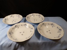 Set of 4 Johann Haviland Blue Garland Traditions Soup Bowls 7 3/4
