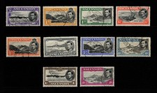 ASCENSION 1938-53 PERF. 13 11 VALUES 10s, VERY FINE USED, CAT. £112 picture