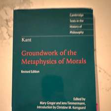 Immanuel Kant Groundwork of the Metaphysics of Morals Revised PB Cambridge picture