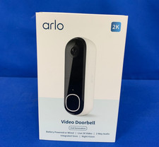 Arlo AVD4001-100NAS 2nd Generation 2K Video Doorbell Battery/Wired - NEW picture