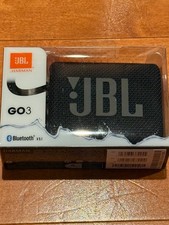JBL GO3 Portable Waterproof Wireless Speaker - Black NEW picture