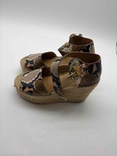 Pre-Owned Marc Fisher Grey Size 6 Espadrille Heels picture