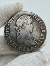 Hispan 8 Reales F.J. 1813 Ferdin  picture