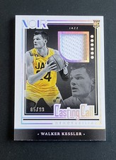 2022-23 Panini Noir Casting Call Memorabilia Walker Kessler #CCM-WKK /99 MEM, RC picture